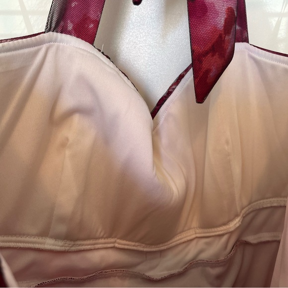 Torrid floral mesh dress with bubble hem - Picture 5 of 7